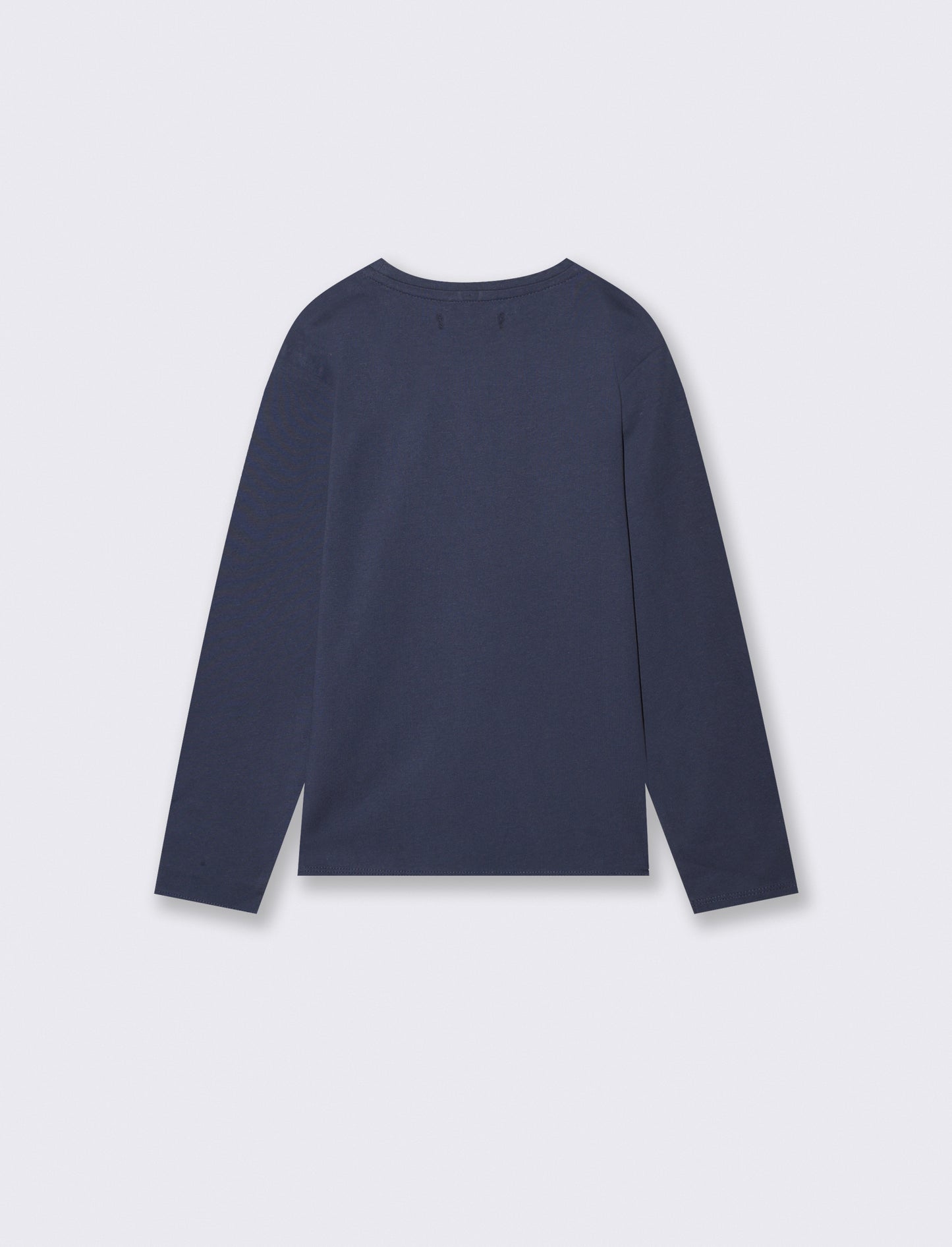 Felpa Basic con Cappuccio e Stampa - Blu