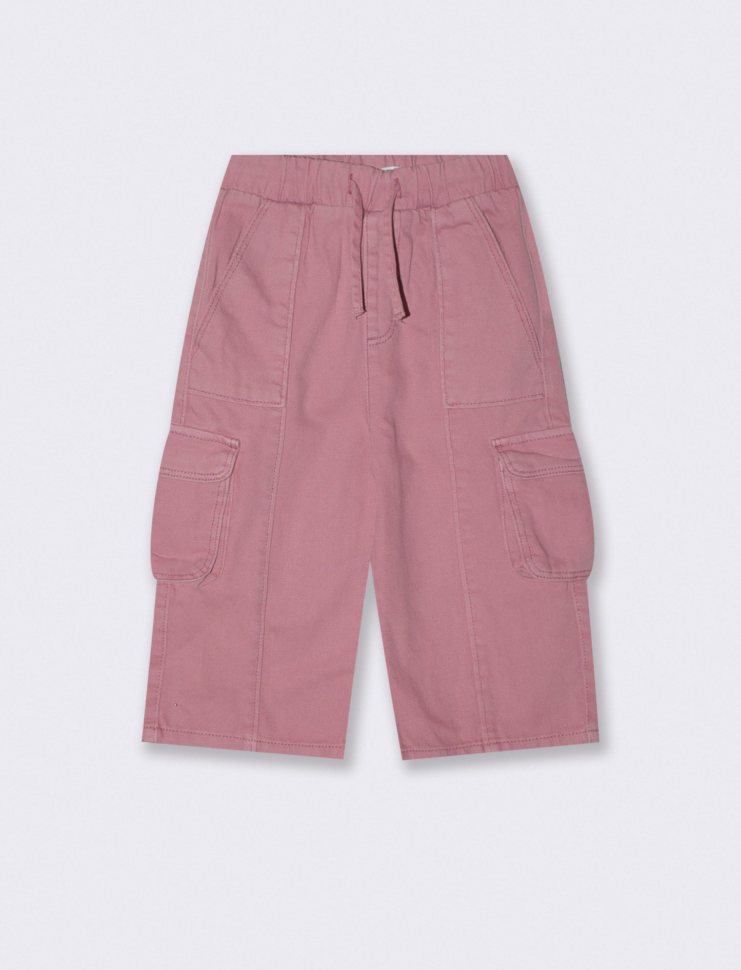 Cotton trousers with practical pockets - Pink