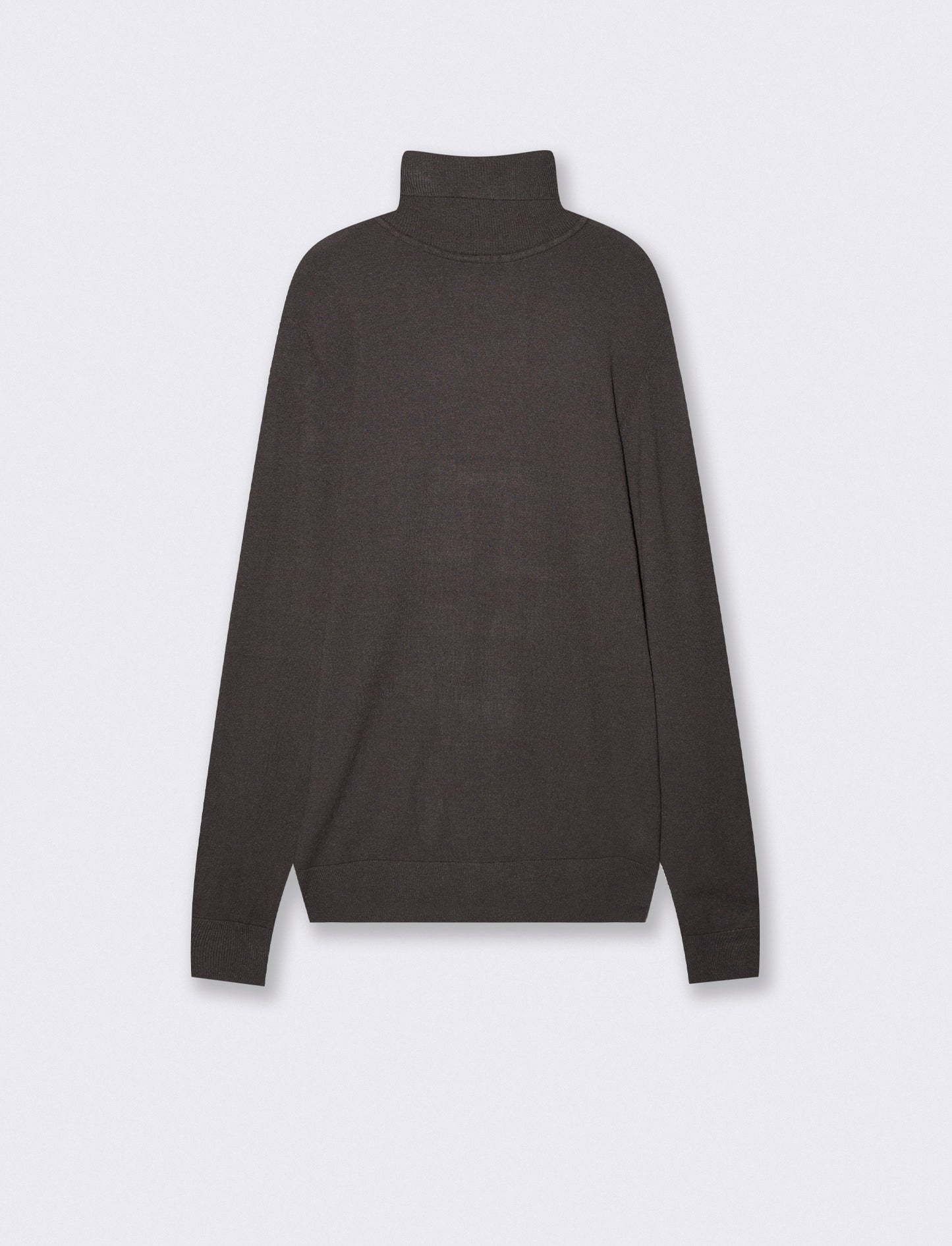 Maglia Dolcevita Soft Touch Basic Regular Fit - Moro