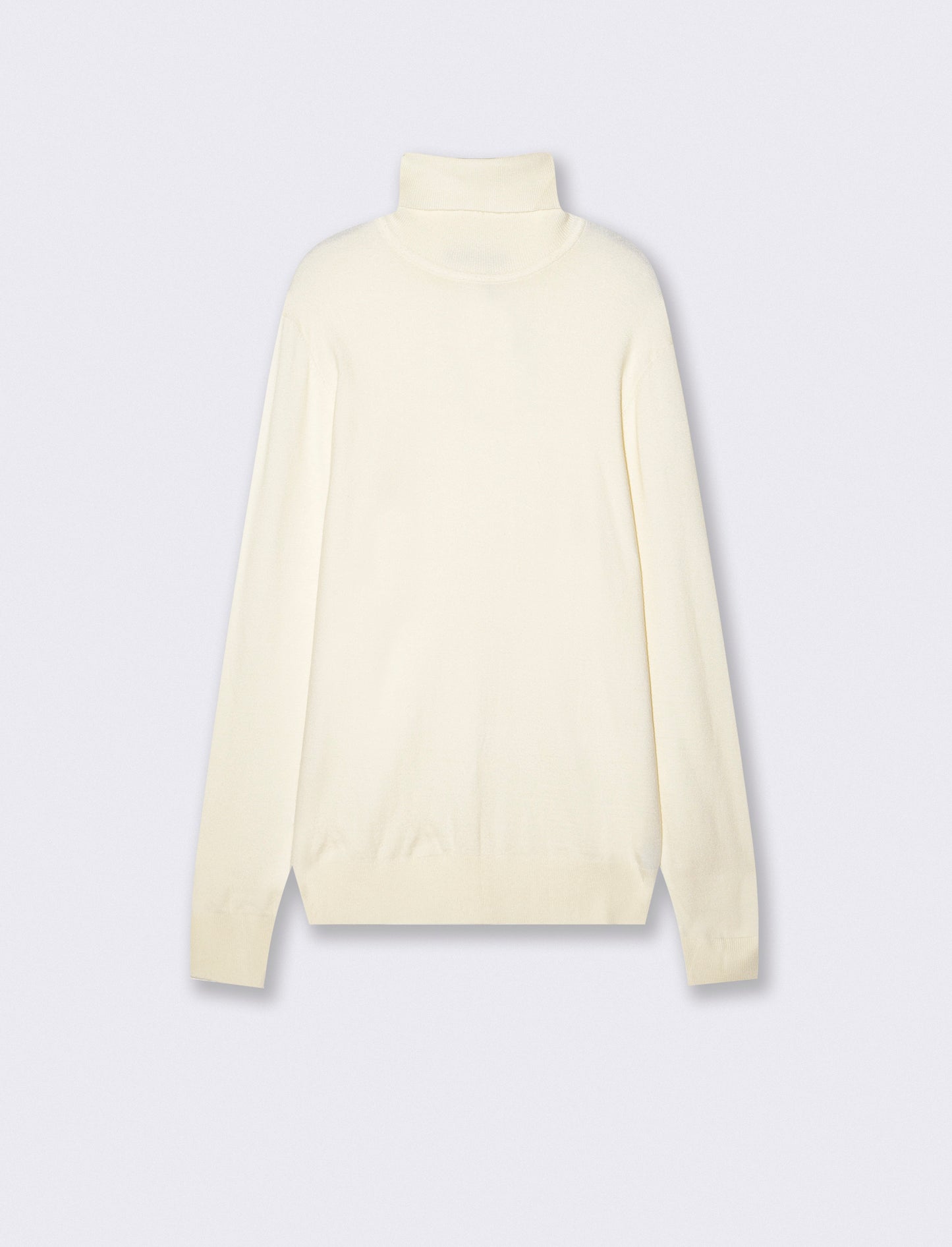 Maglia Dolcevita Soft Touch Basic Regular Fit - Bianco