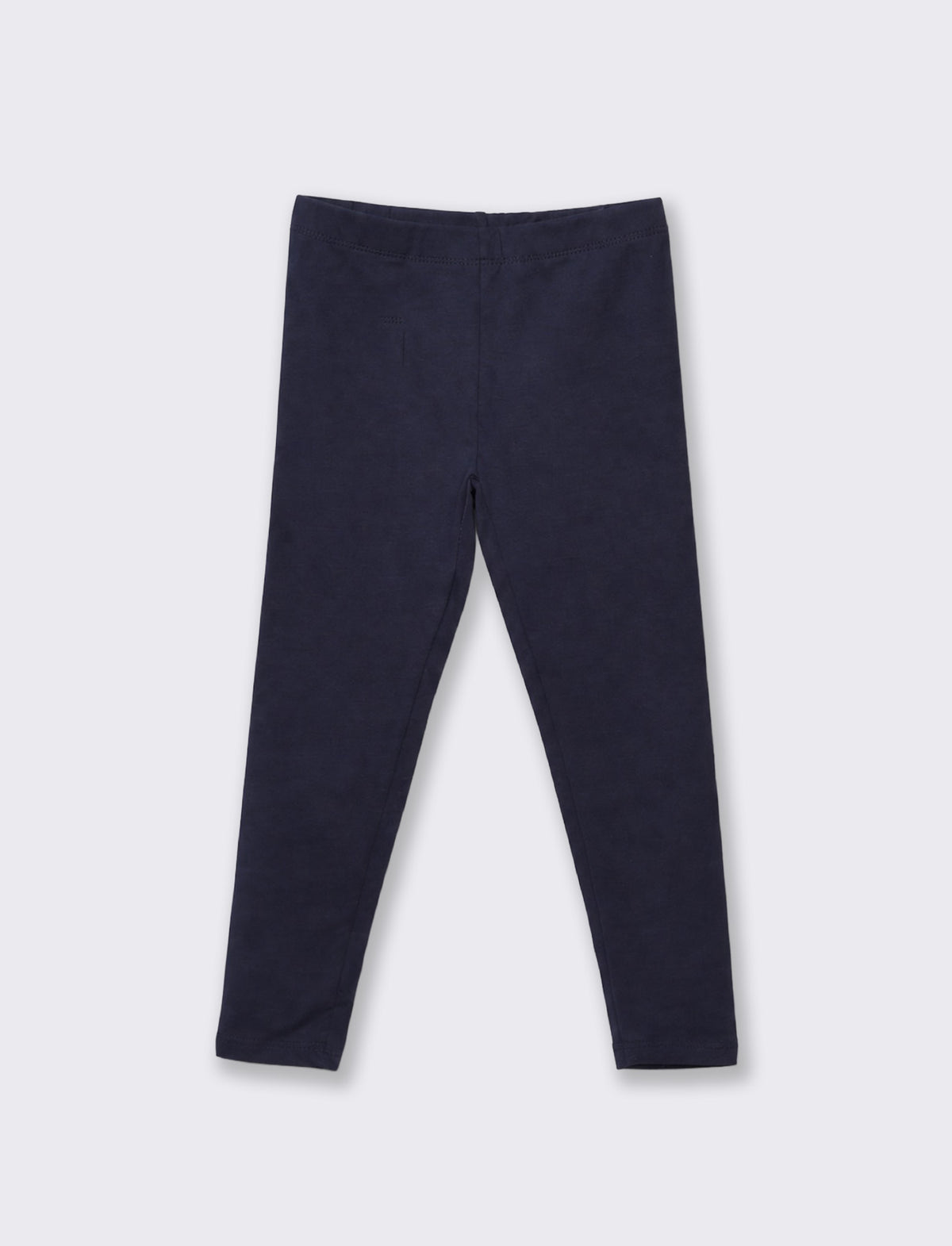 Girls' Leggings with Fleece Lining - Blue