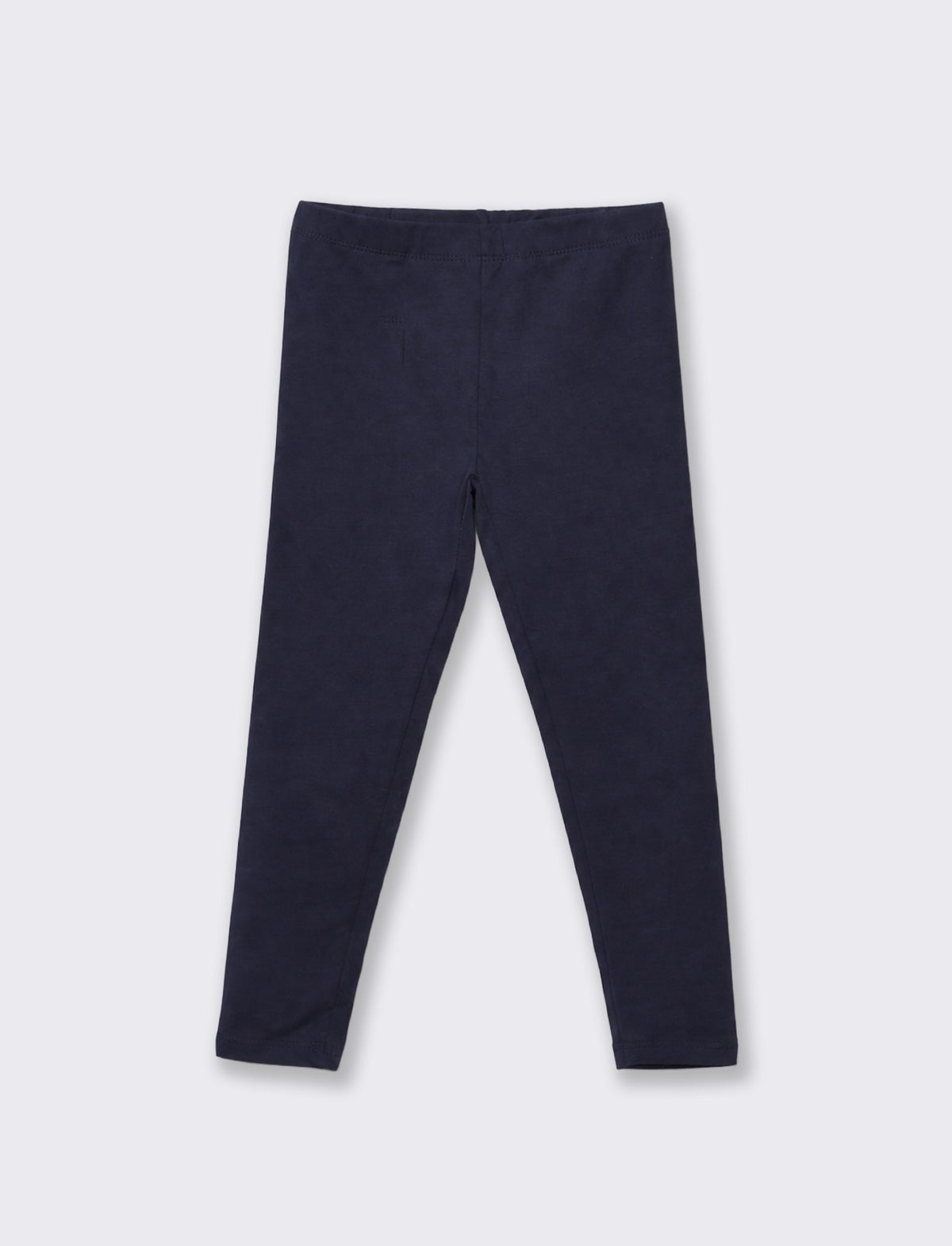 Girls' Leggings with Fleece Lining - Blue