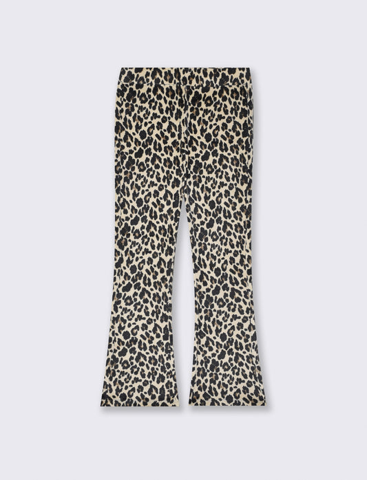 Leggings in ciniglia maculati e a zampa - Maculato