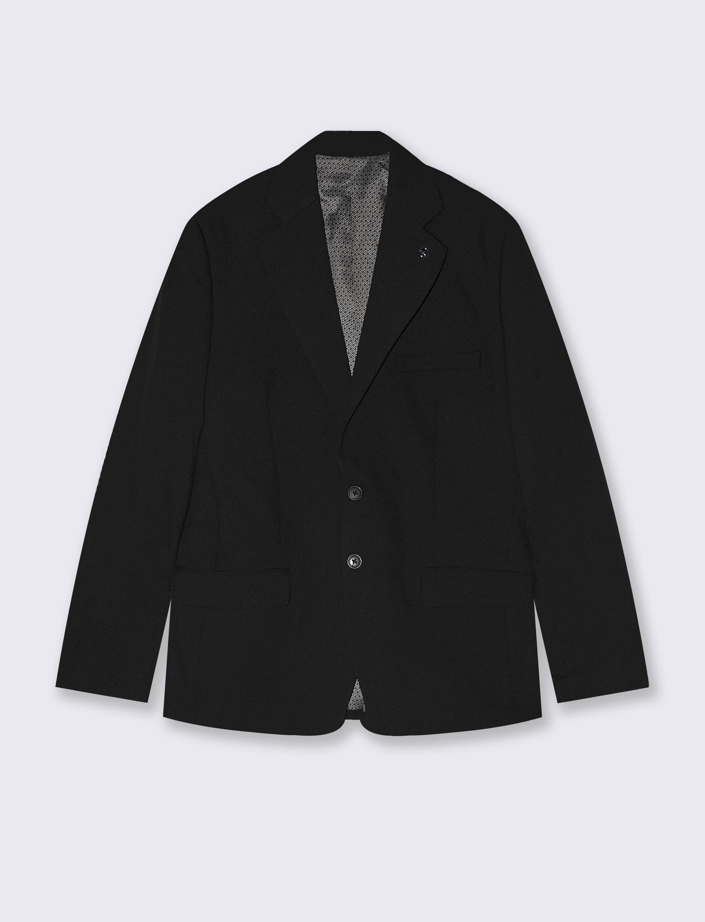Blazer Formal Fit con Dettagli Eleganti - Nero