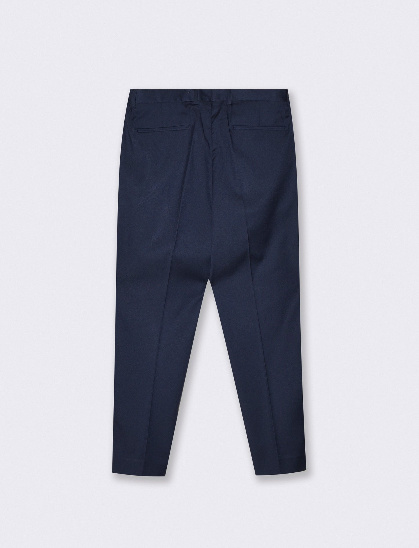 Pantaloni Formal Fit con Vita Elasticizzata - Blu
