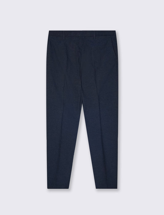 Pantaloni Formal Fit con Tasche Dettagliate - Blu