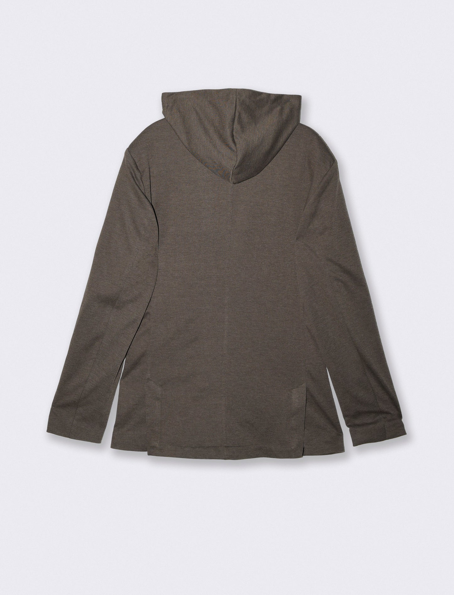 Formal blazer with adjustable hood - Brown