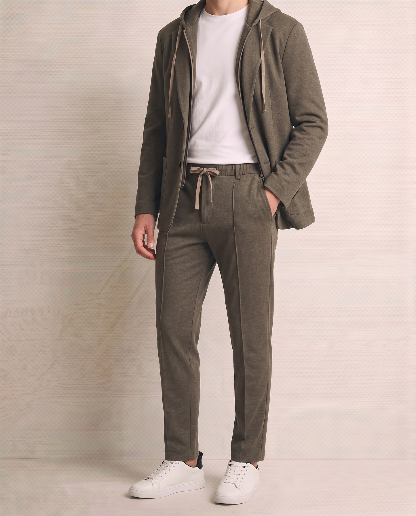 Pantaloni Jogger Easy Formal Fit - Moro