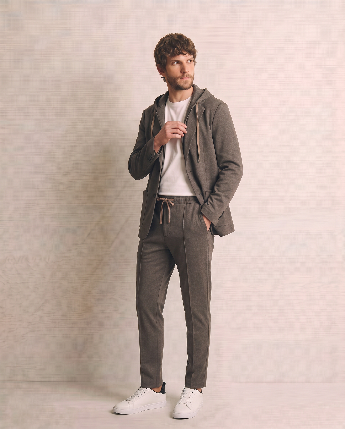 Pantaloni Jogger Easy Formal Fit - Moro