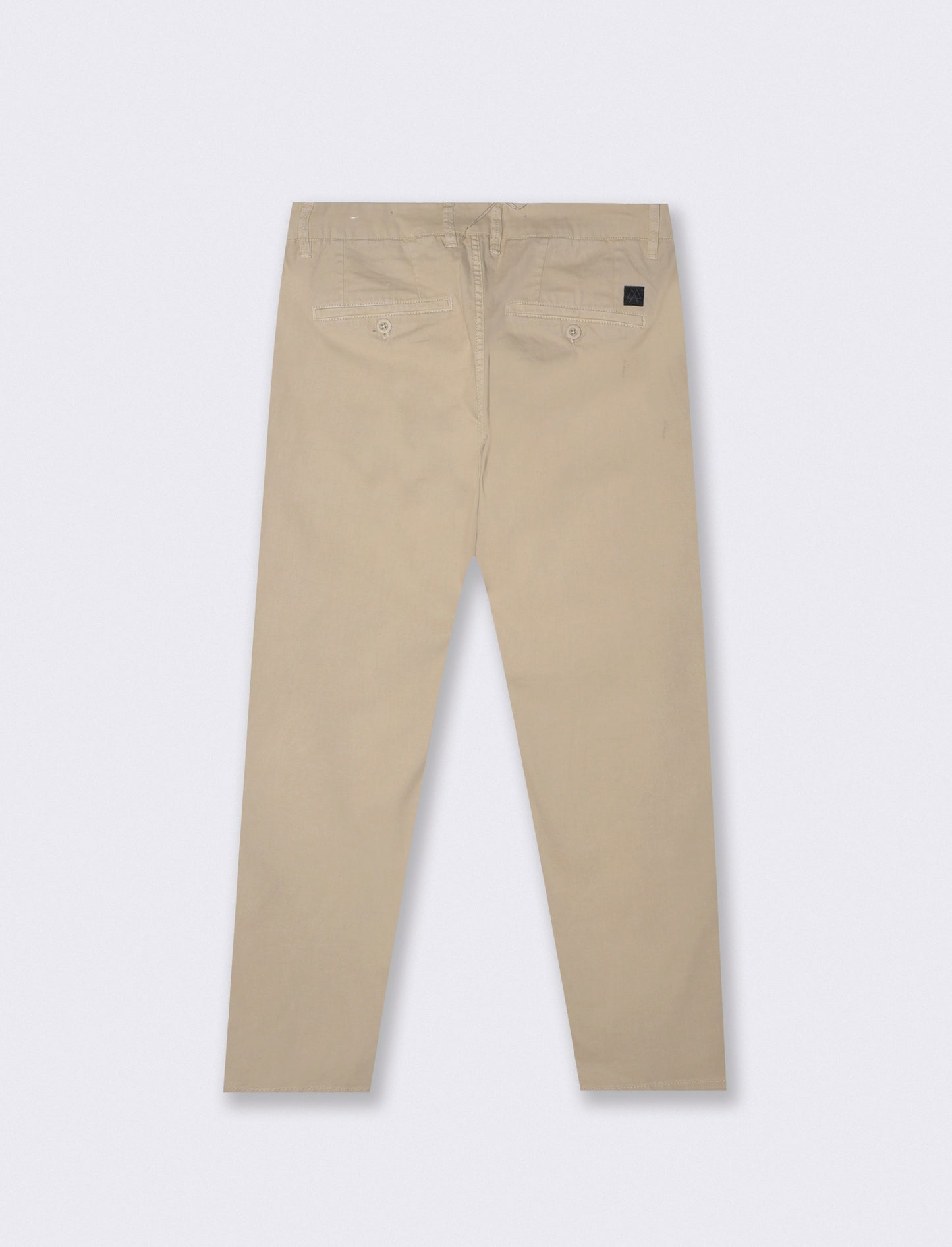 Pantaloni Chino Slim Fit in Cotone Twill - Sabbia