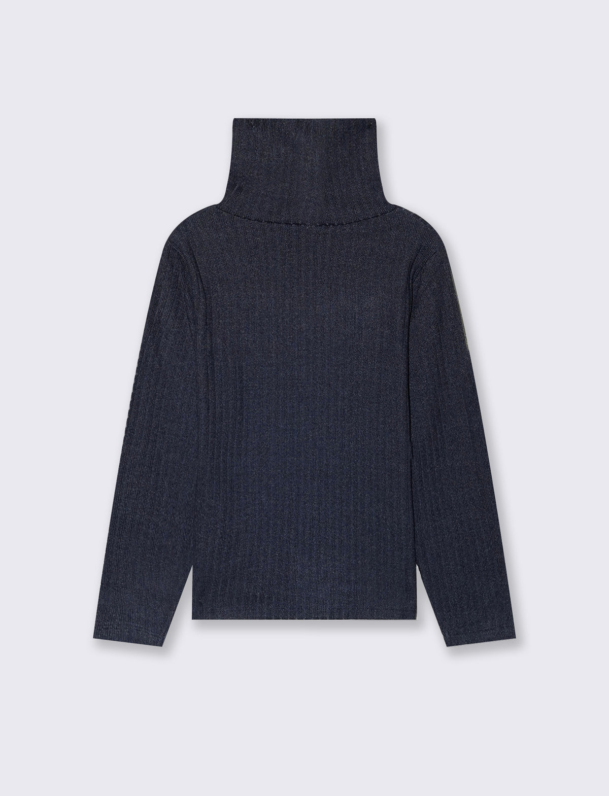 Maglia Collo Alto Calda e Confortevole - Blu