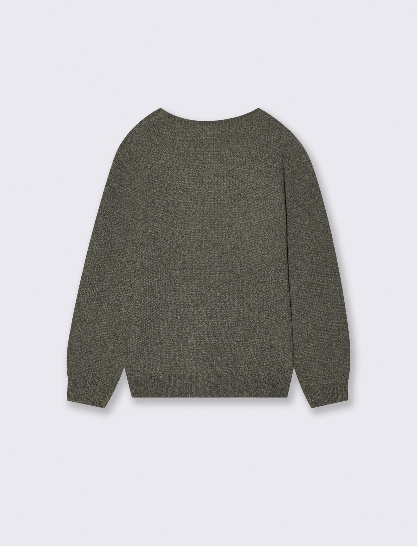 Comfortable and versatile knitted sweater - Green