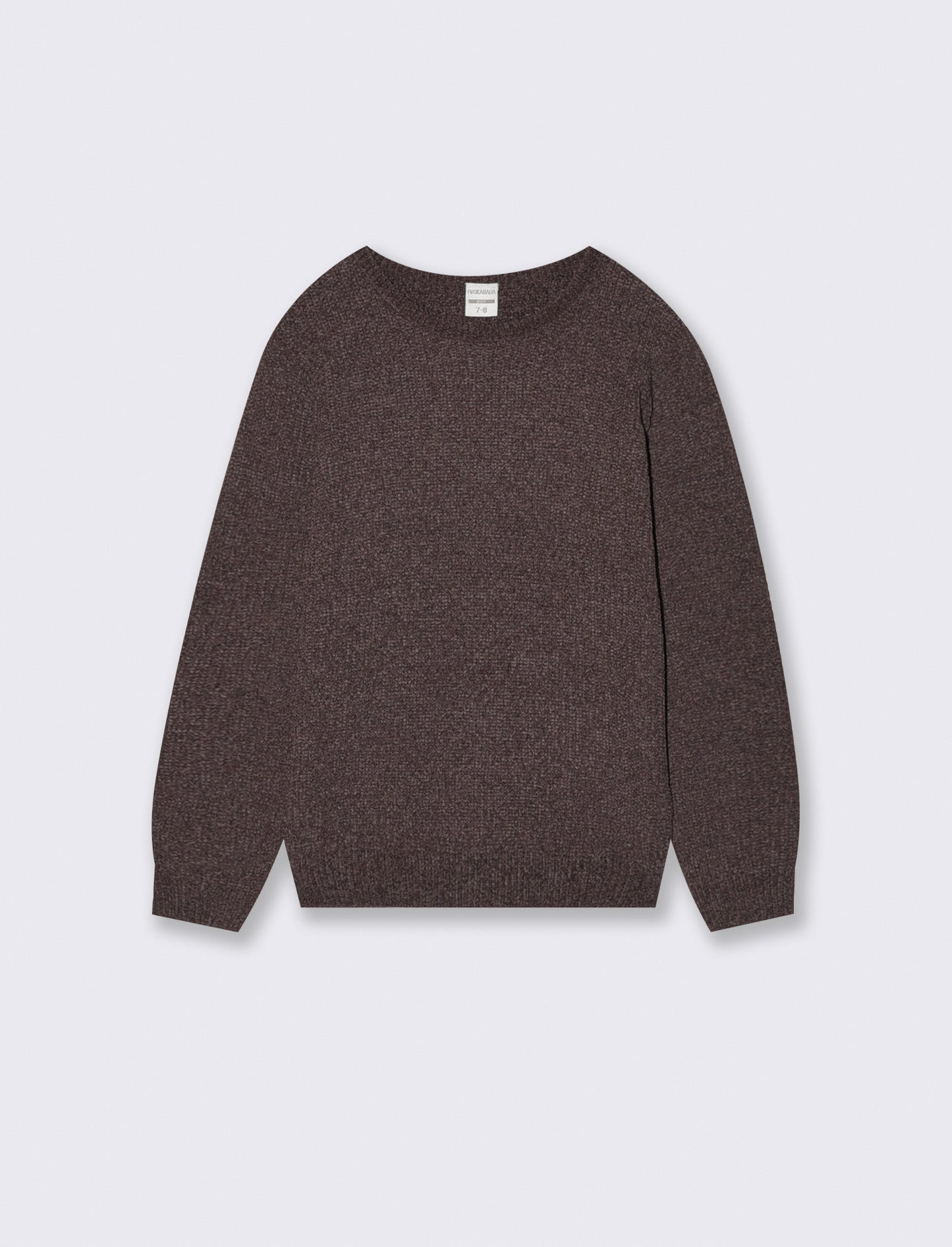 Maglioncino in maglia comodo e versatile - Marrone cioccolato
