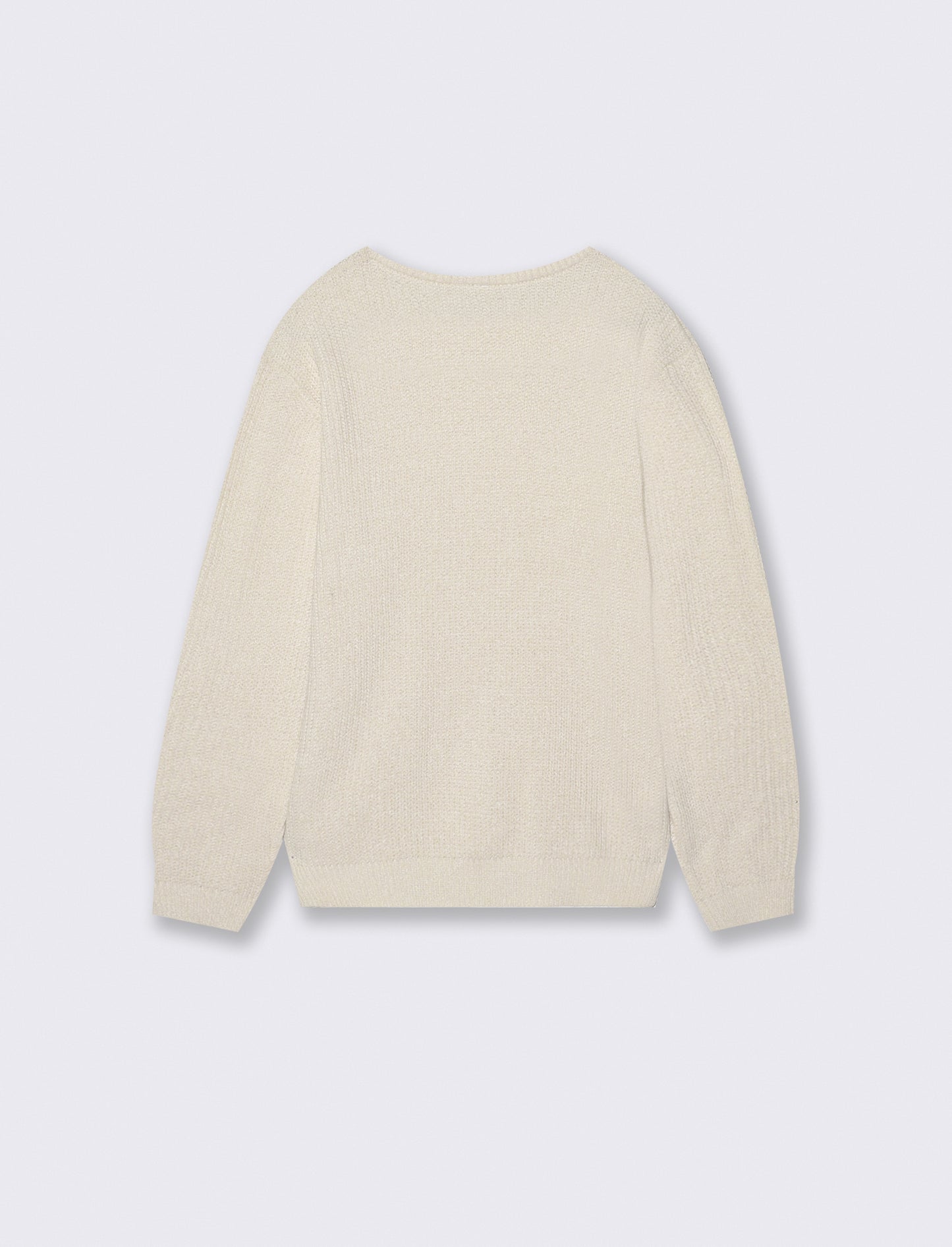 Maglioncino in maglia comodo e versatile - Beige