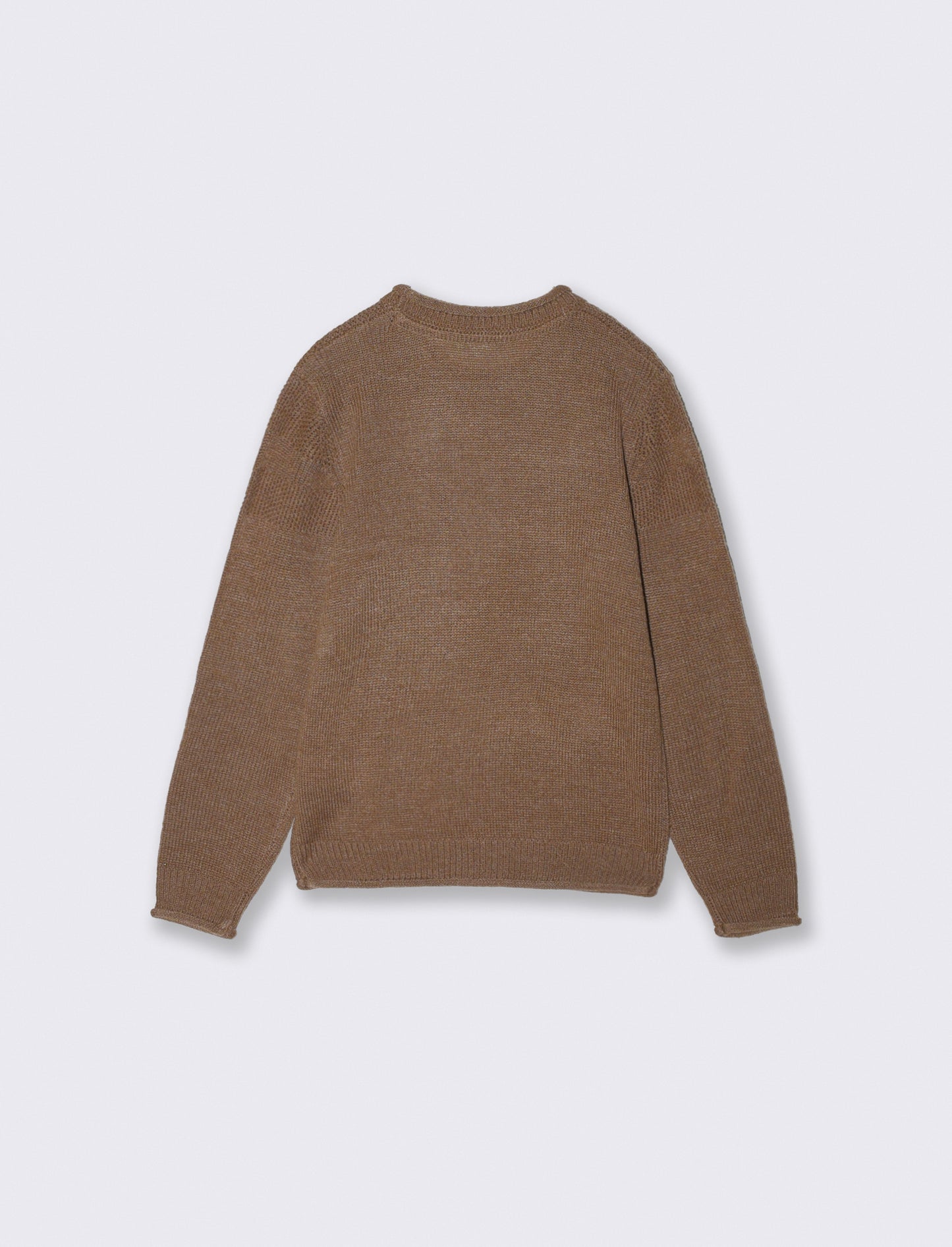 Maglione girocollo - Marrone chiaro