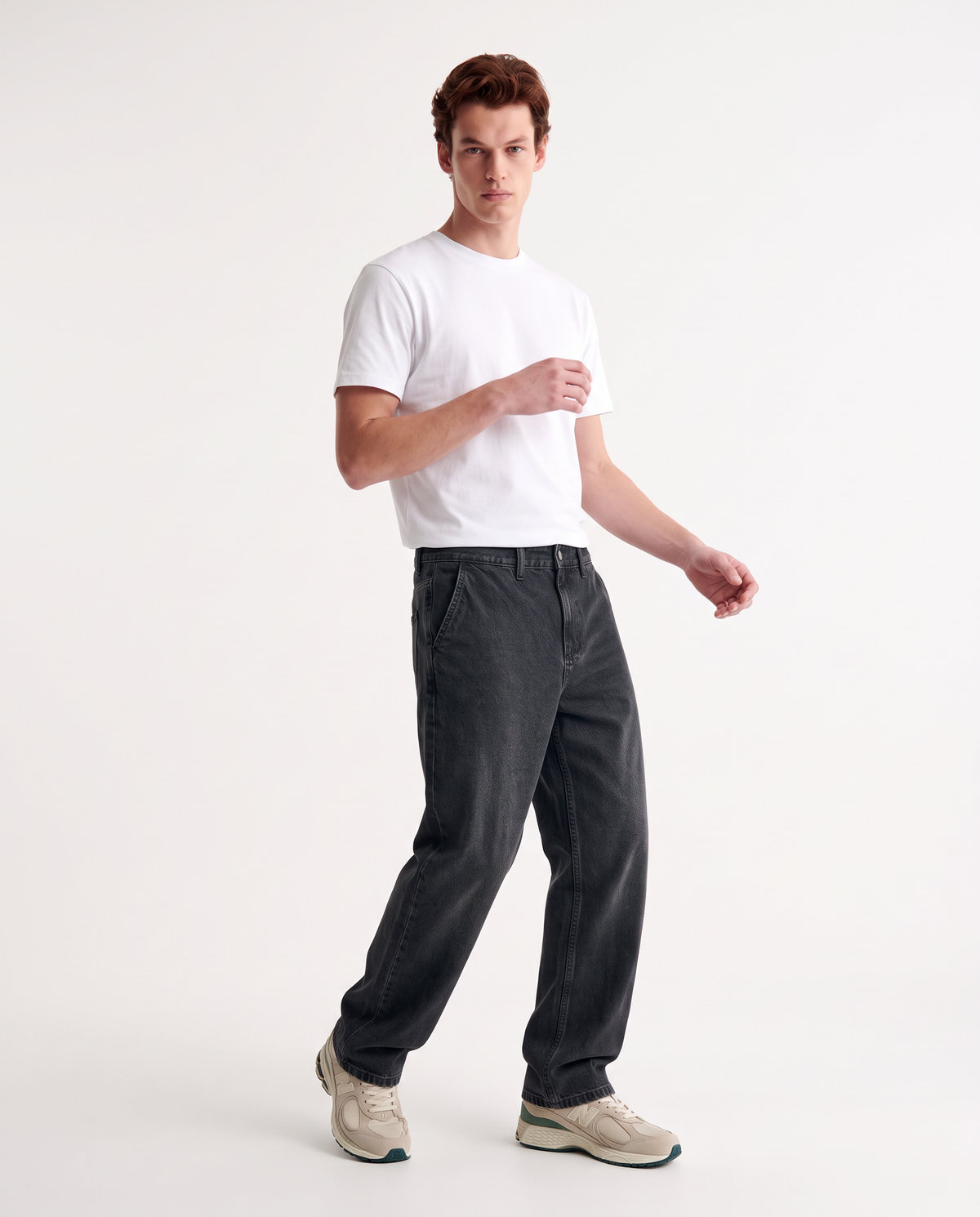 Jeans Chino Blu Black Straight Fit - Nero