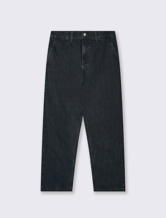 Jeans Chino Blu Black Straight Fit - Nero