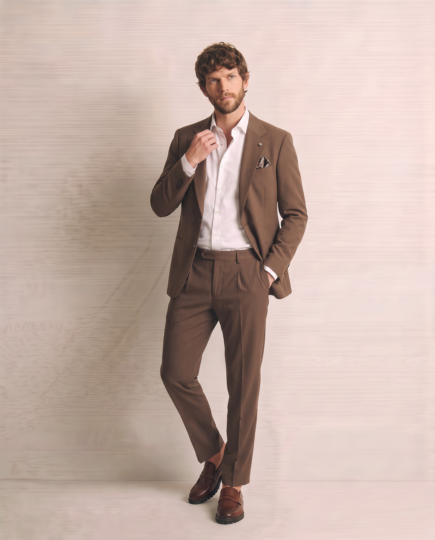 Blazer Formal Fit with Notched Lapel - Grey