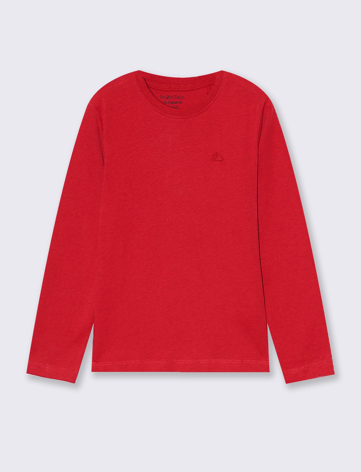 Long sleeve cotton t-shirt - Red