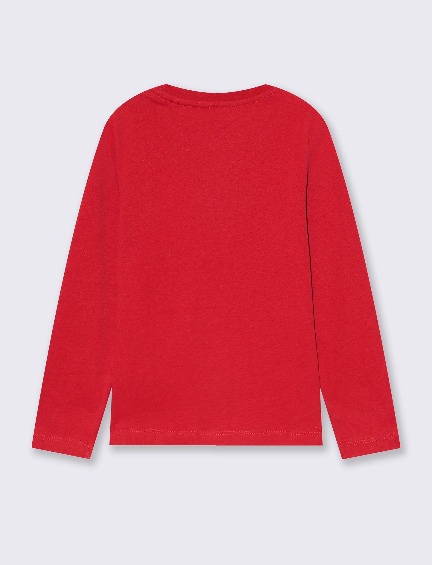 Long sleeve cotton t-shirt - Red