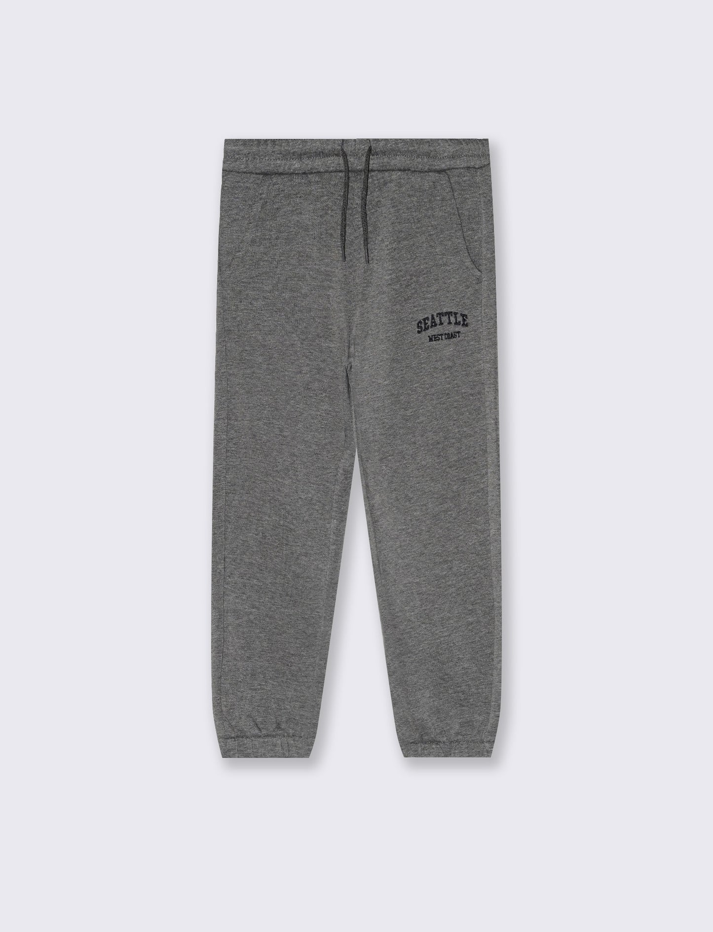 College joggers with embroidery and pockets - Grey