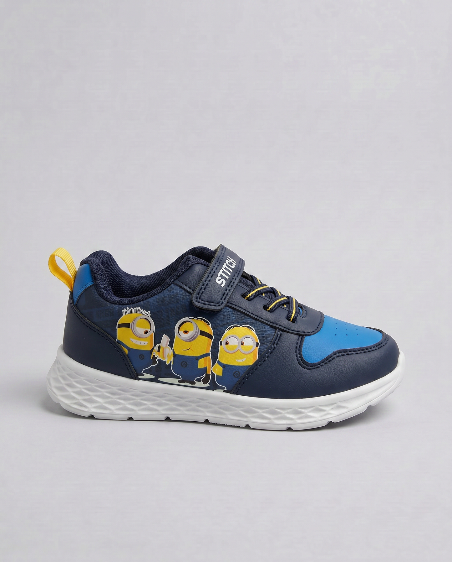 Sneakers Minions blu con strappo per bimbi - Blu