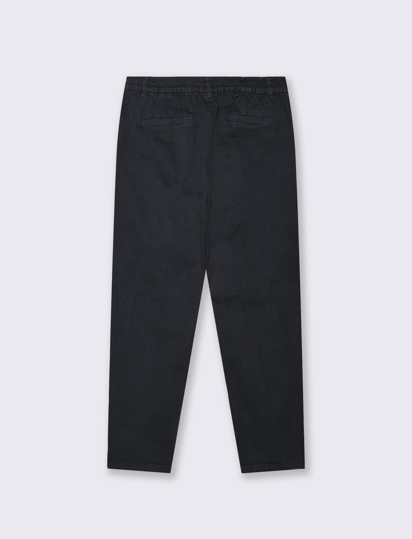 Pantaloni Chino Jogger in Twill Elasticizzati - Blu