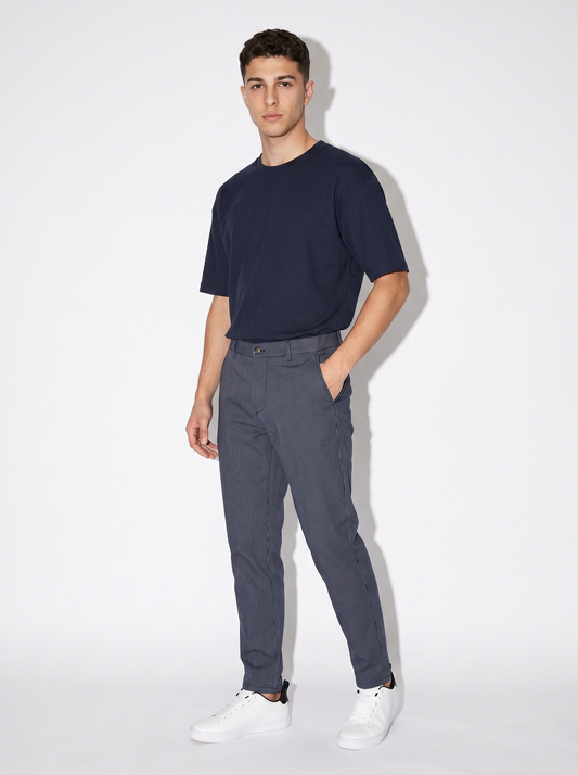 Pantaloni Chino Slim Fit a Righe - CARTA DA ZUCCHERO
