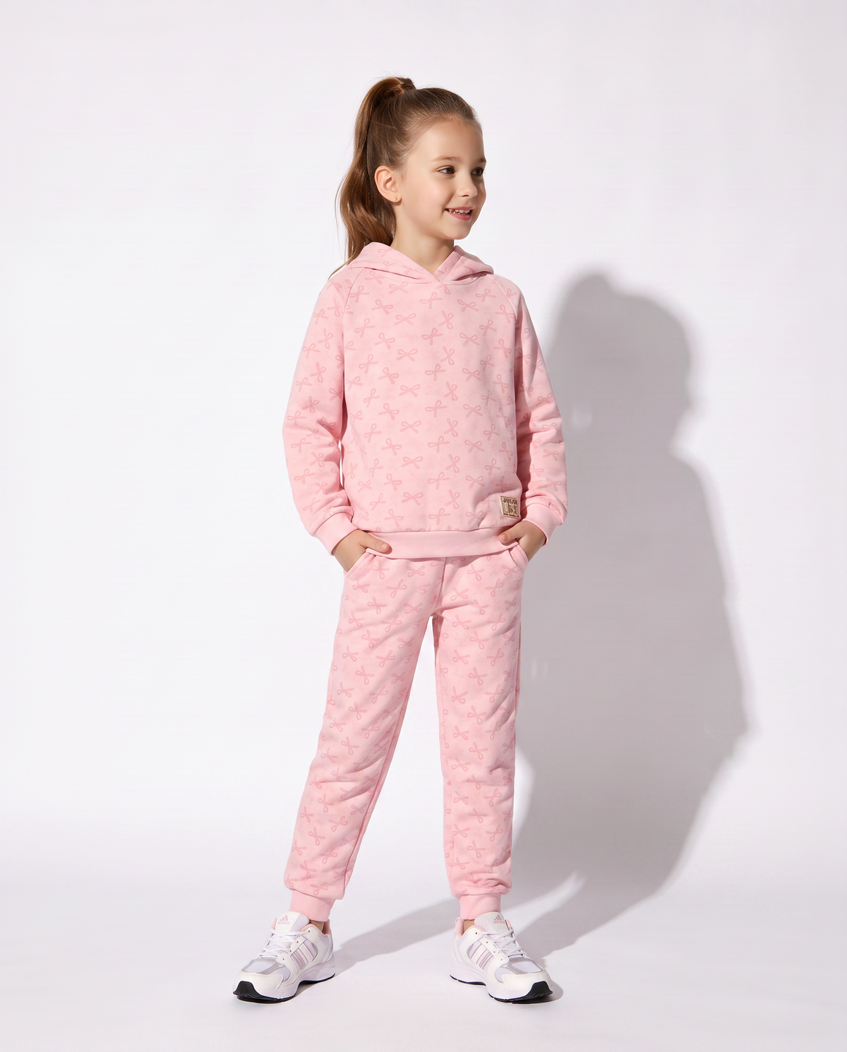 Soft Polycotton Hoodie - Pink