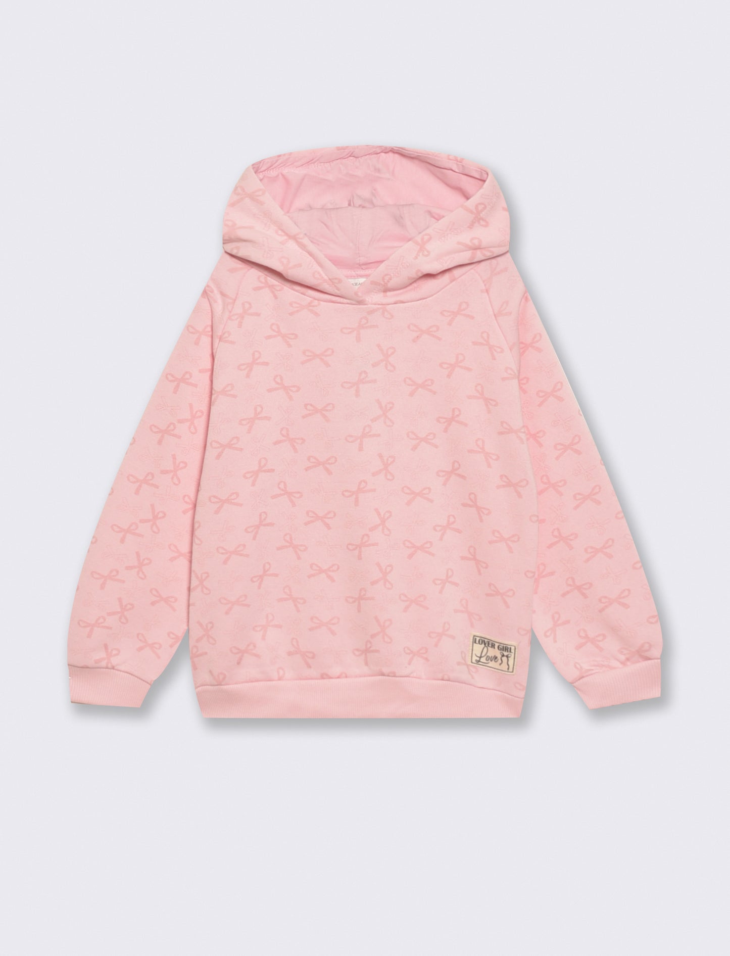 Soft Polycotton Hoodie - Pink