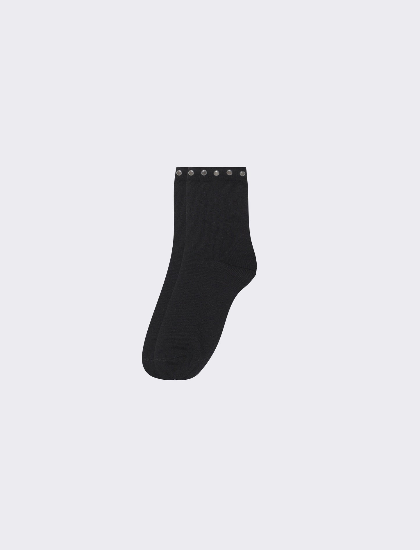 Studded Socks - 1 Pair - Black