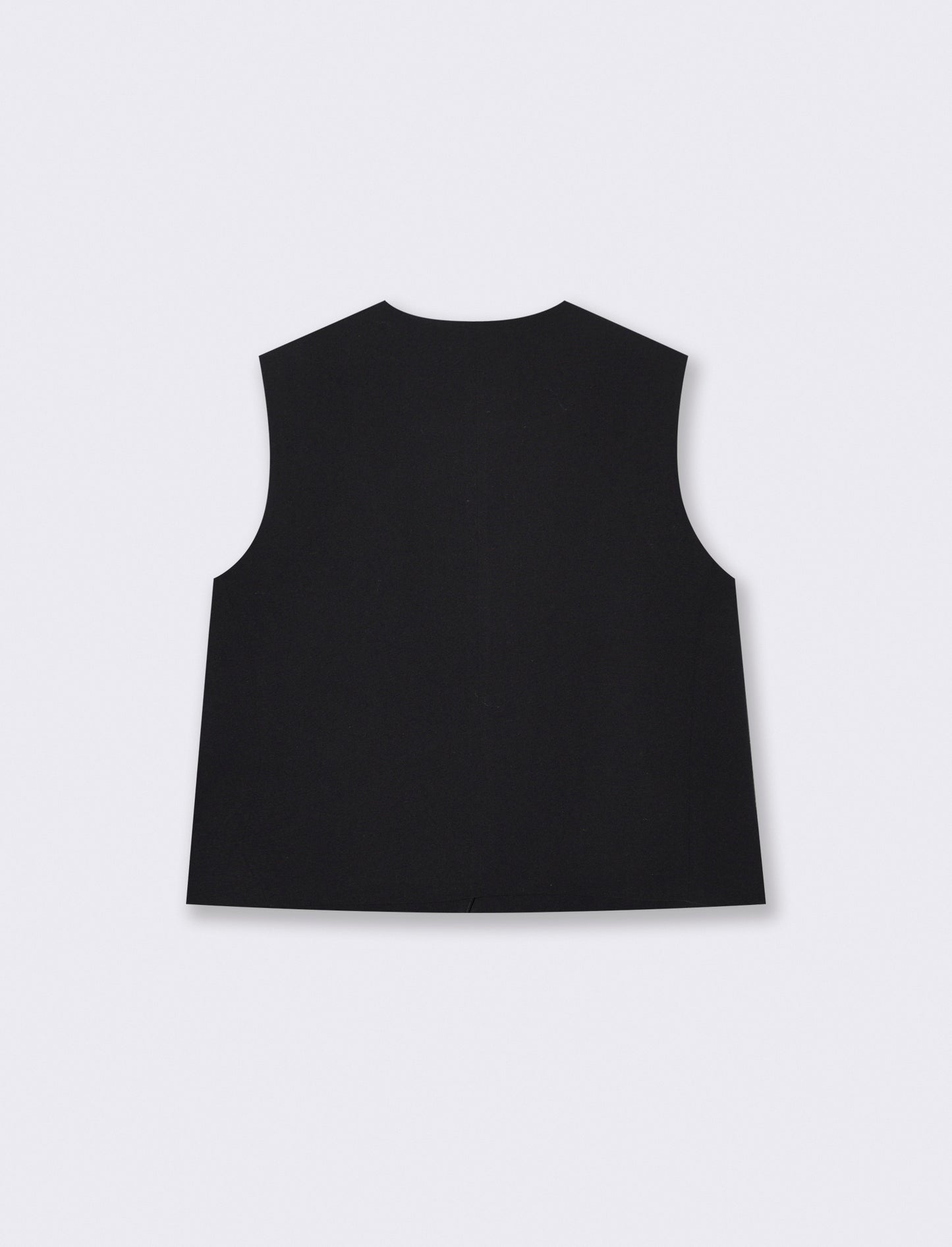 Gilet corto foderato elegante e versatile - Nero