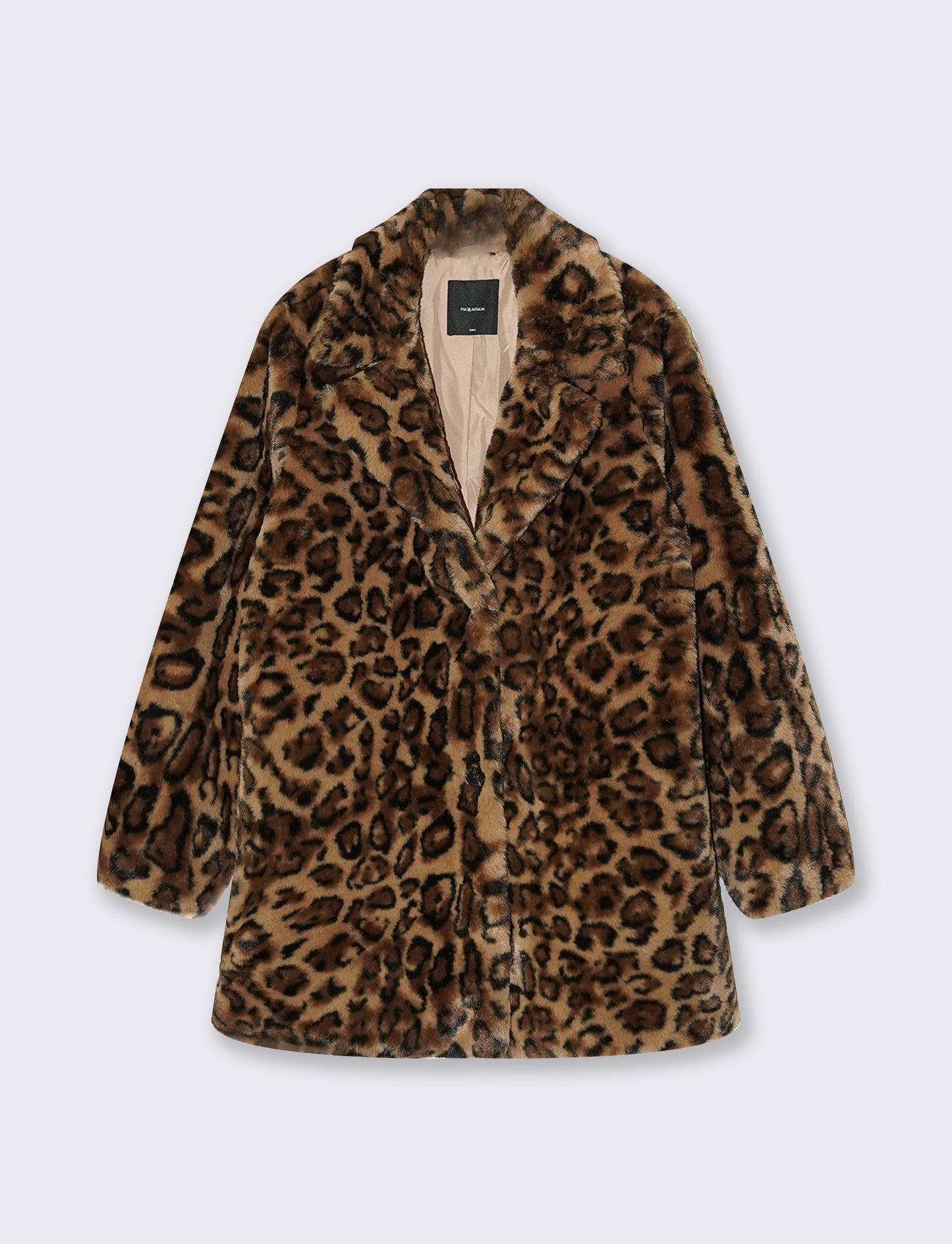 Pelliccia lunga animalier elegante e trendy - var 2
