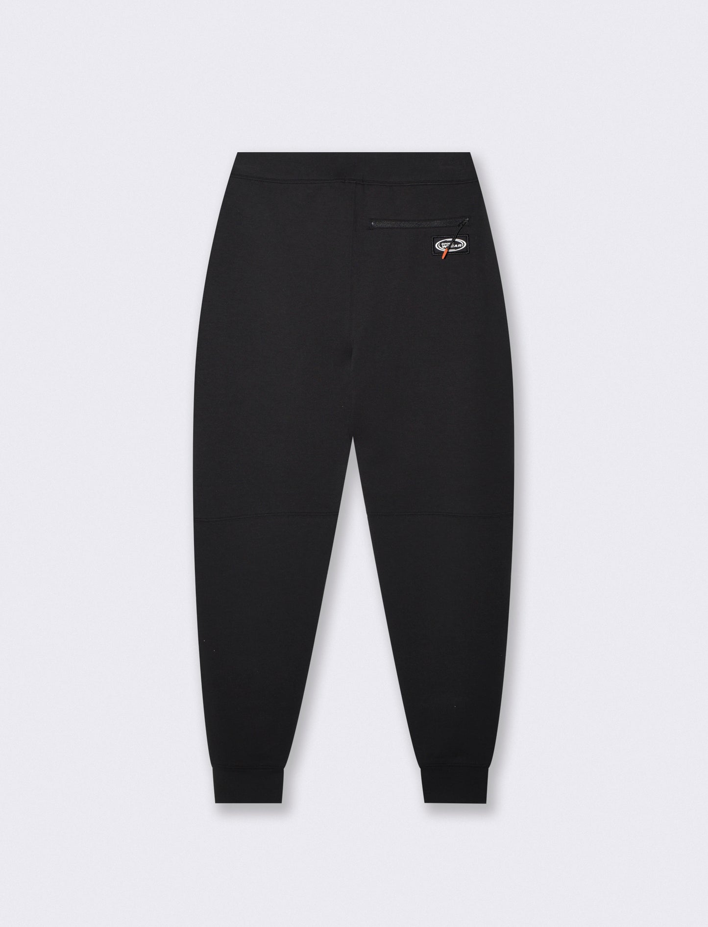 Pantaloni Jogger Interlock con Tasche - Nero
