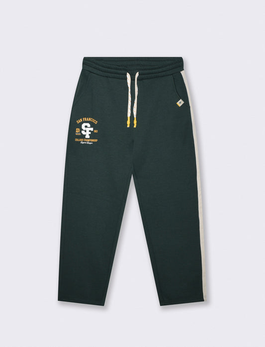 Sweatshirt Style Jogger Pants - Green