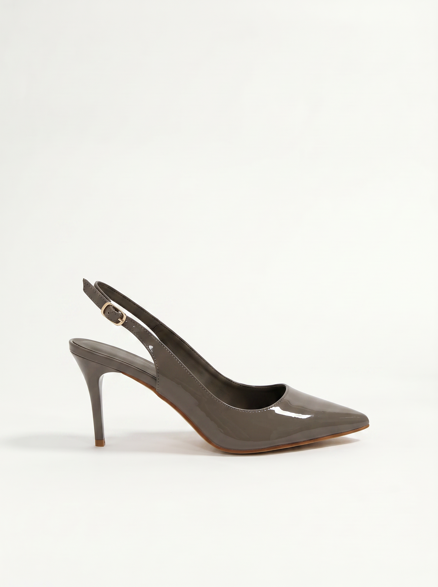 Slingback tacco a spillo in 3 varianti - Grigio
