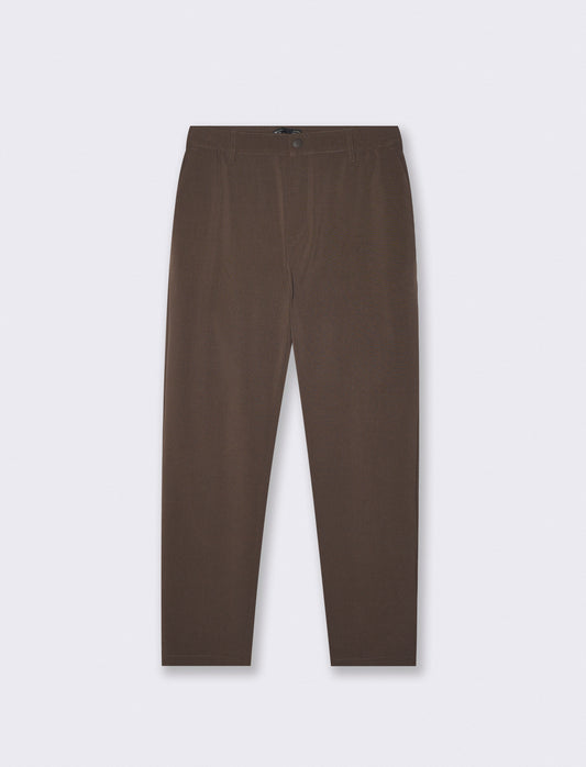 Pantaloni Chino Jogger Slim Fit Comfort - Moro