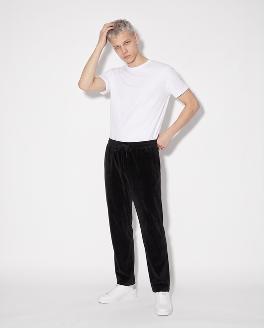 Comfortable Jogging Fit Chino Pants - Black