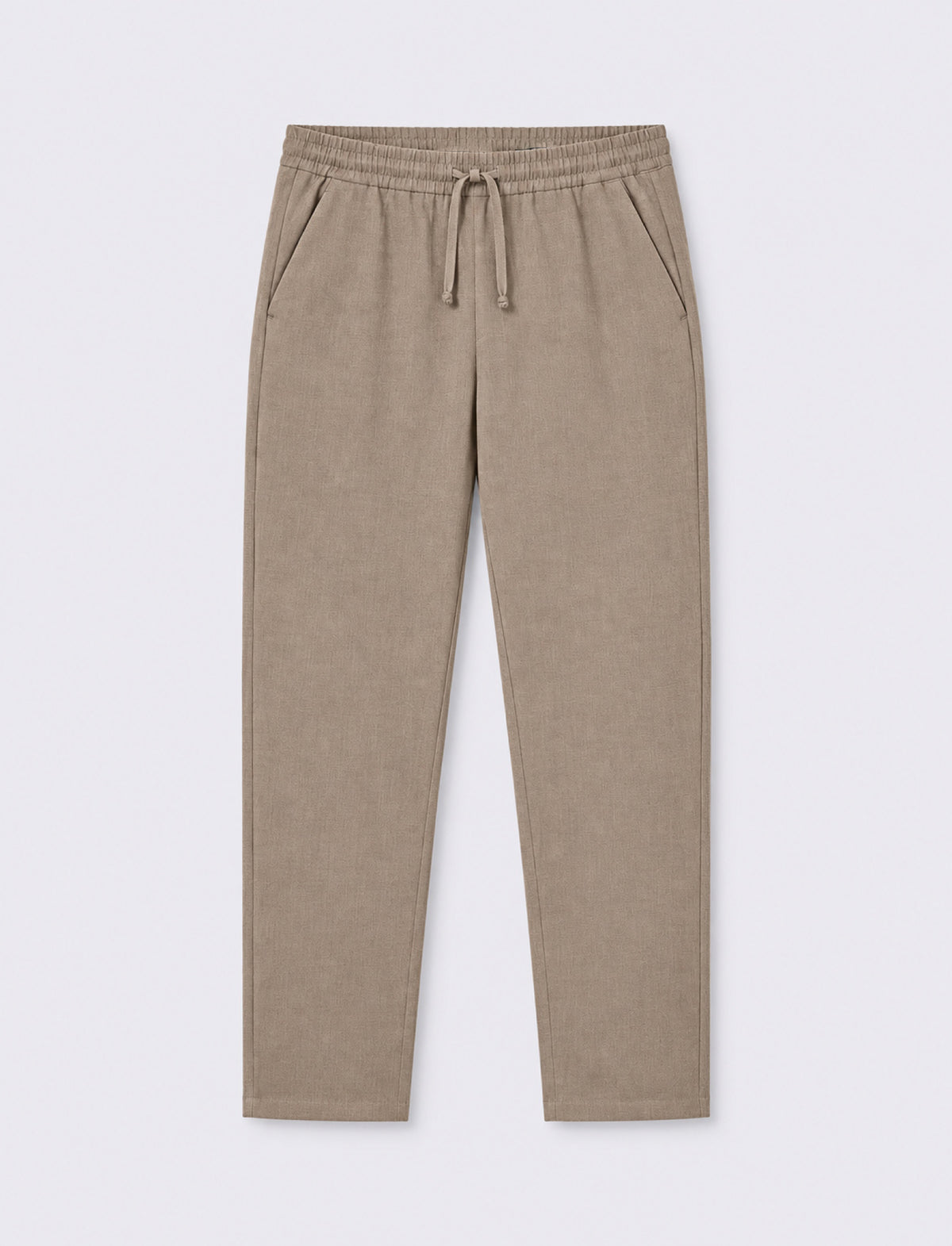 Comfortable Jogging Fit Chino Pants - Beige