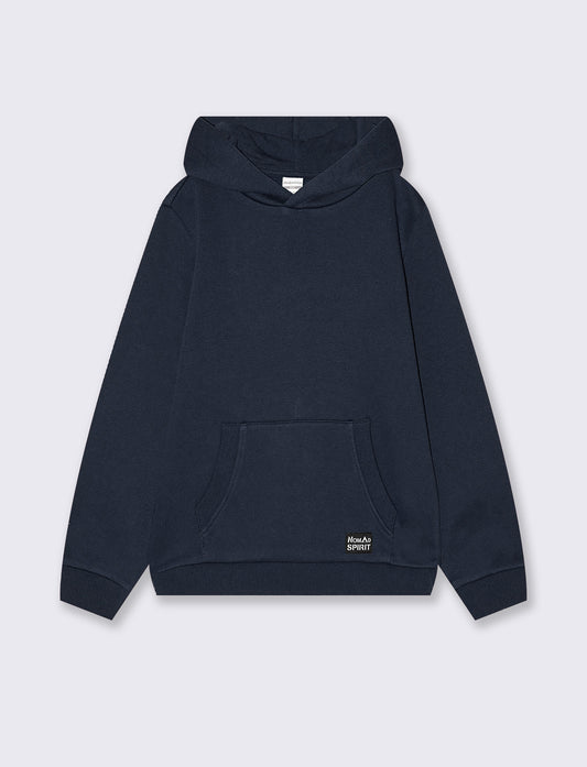 Felpa con cappuccio e marsupio trendy - Blu
