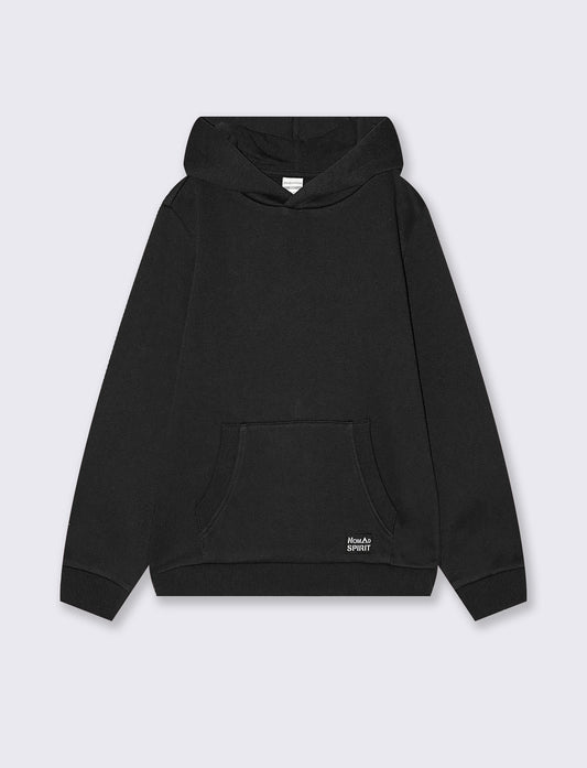 Felpa con cappuccio e marsupio trendy - Nero