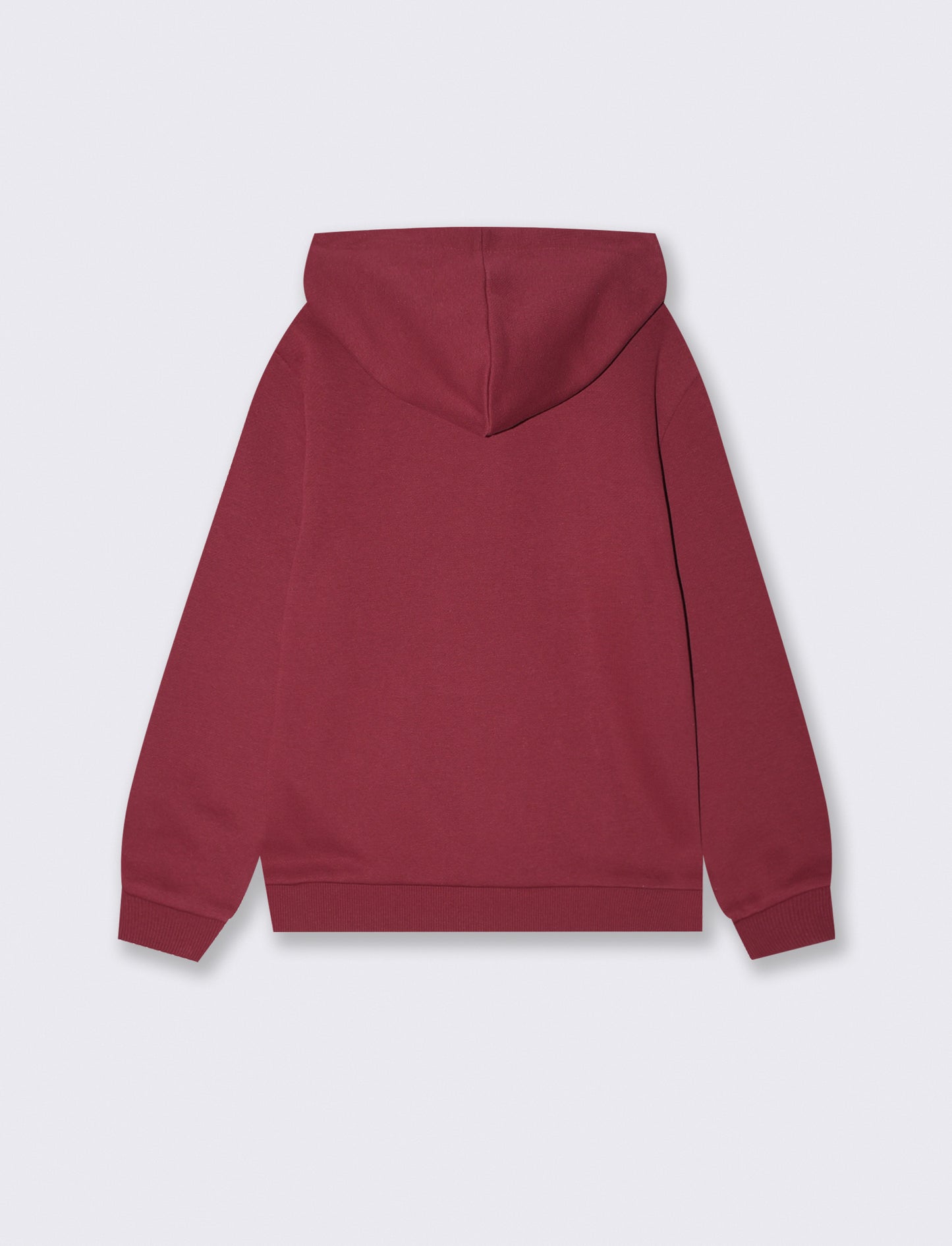 Felpa con cappuccio e marsupio trendy - Bordeaux