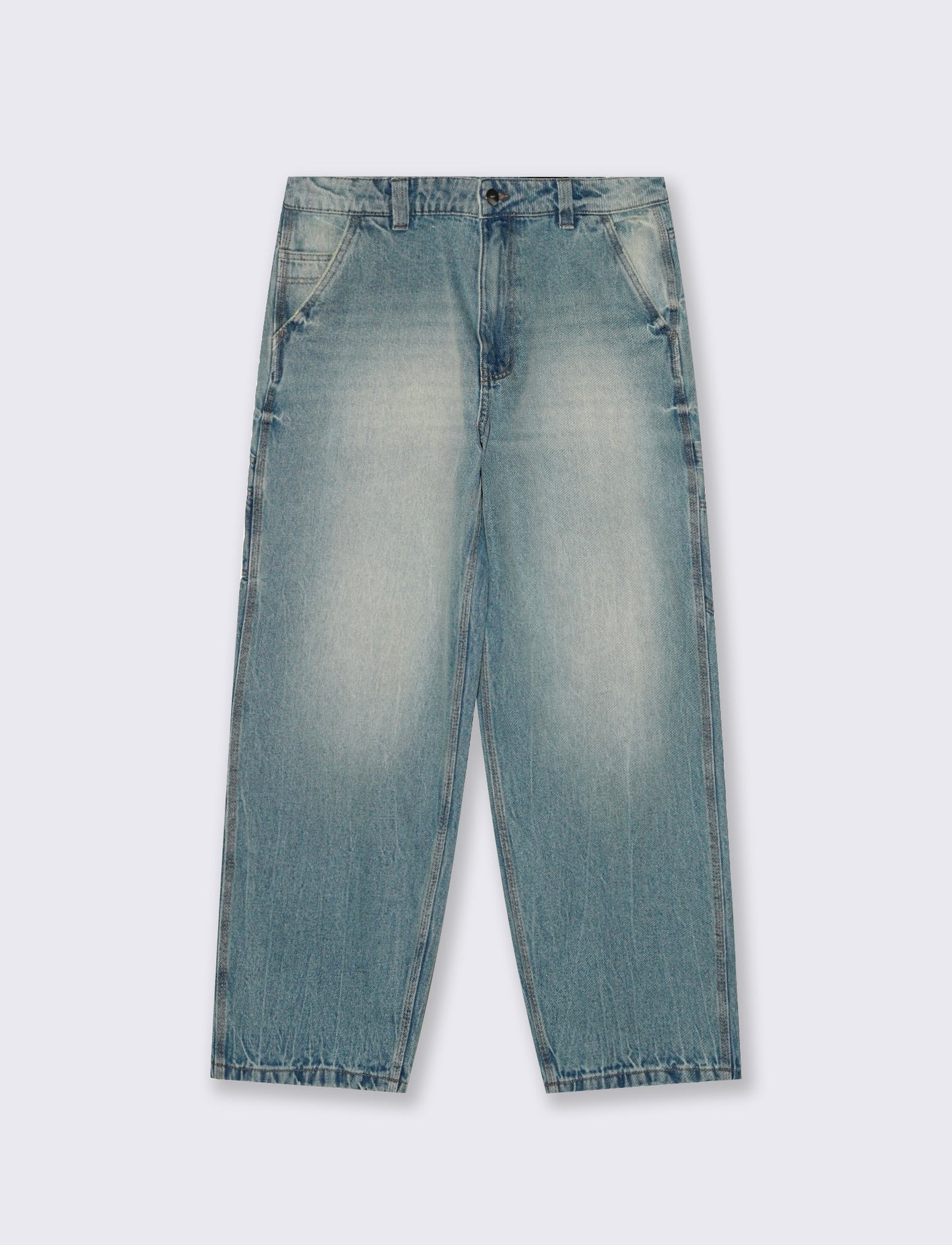 Jeans Baggy Carpenter Fit Blu Chiaro - Denim