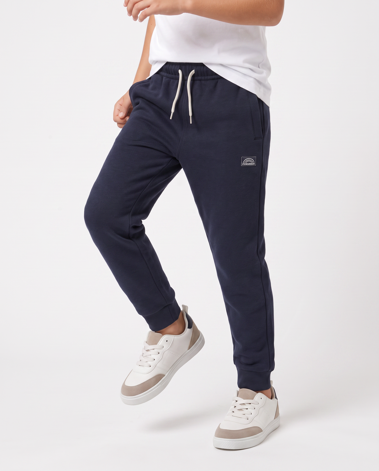 Comfortable Cotton Jogger Pants - Blue
