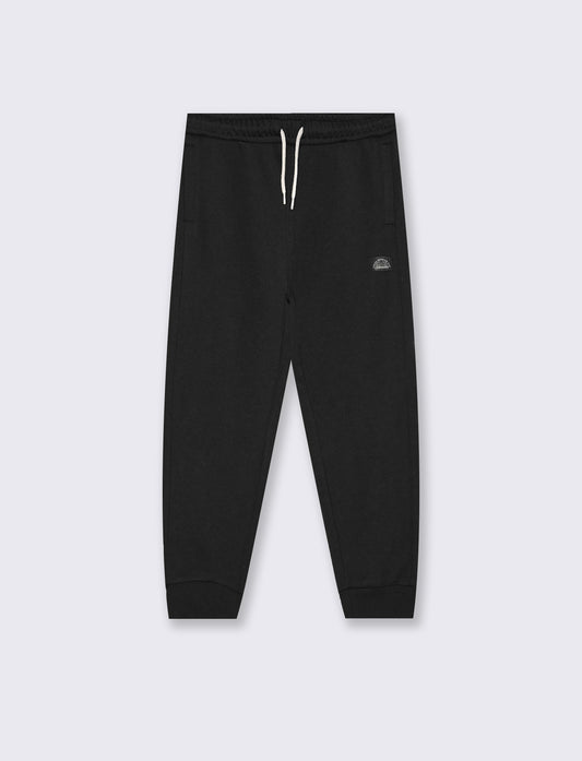 Comfortable Cotton Jogger Pants - Black