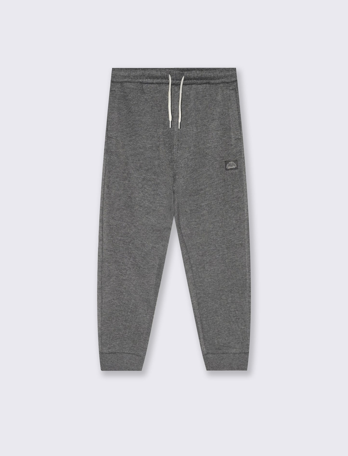 Pantaloni jogger in cotone comfortevoli - Grigio mel.