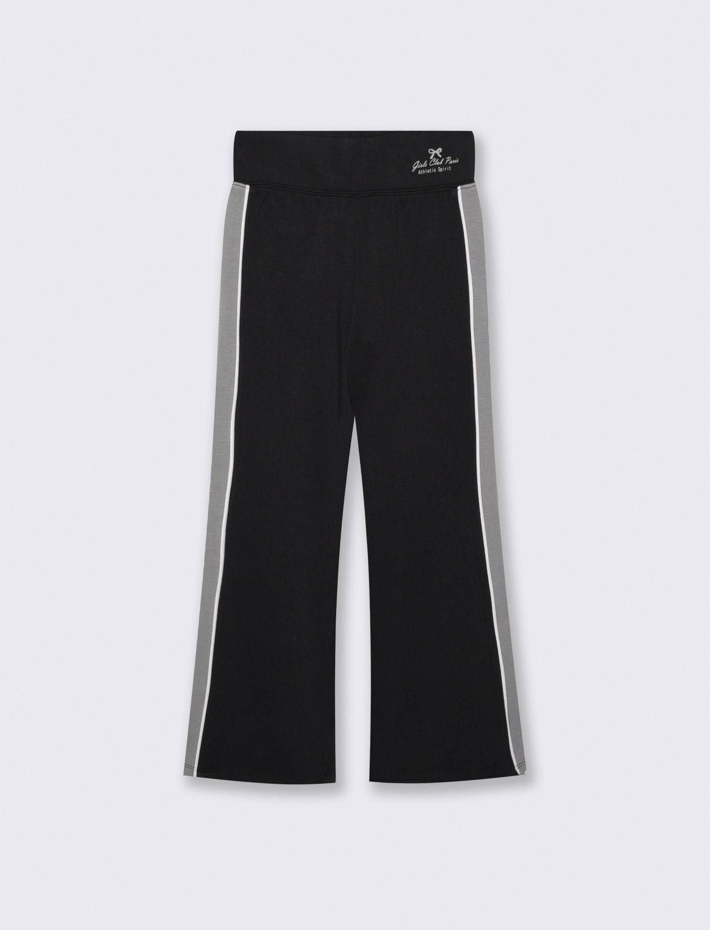 Leggings a zampa in tessuto tecnico - Nero