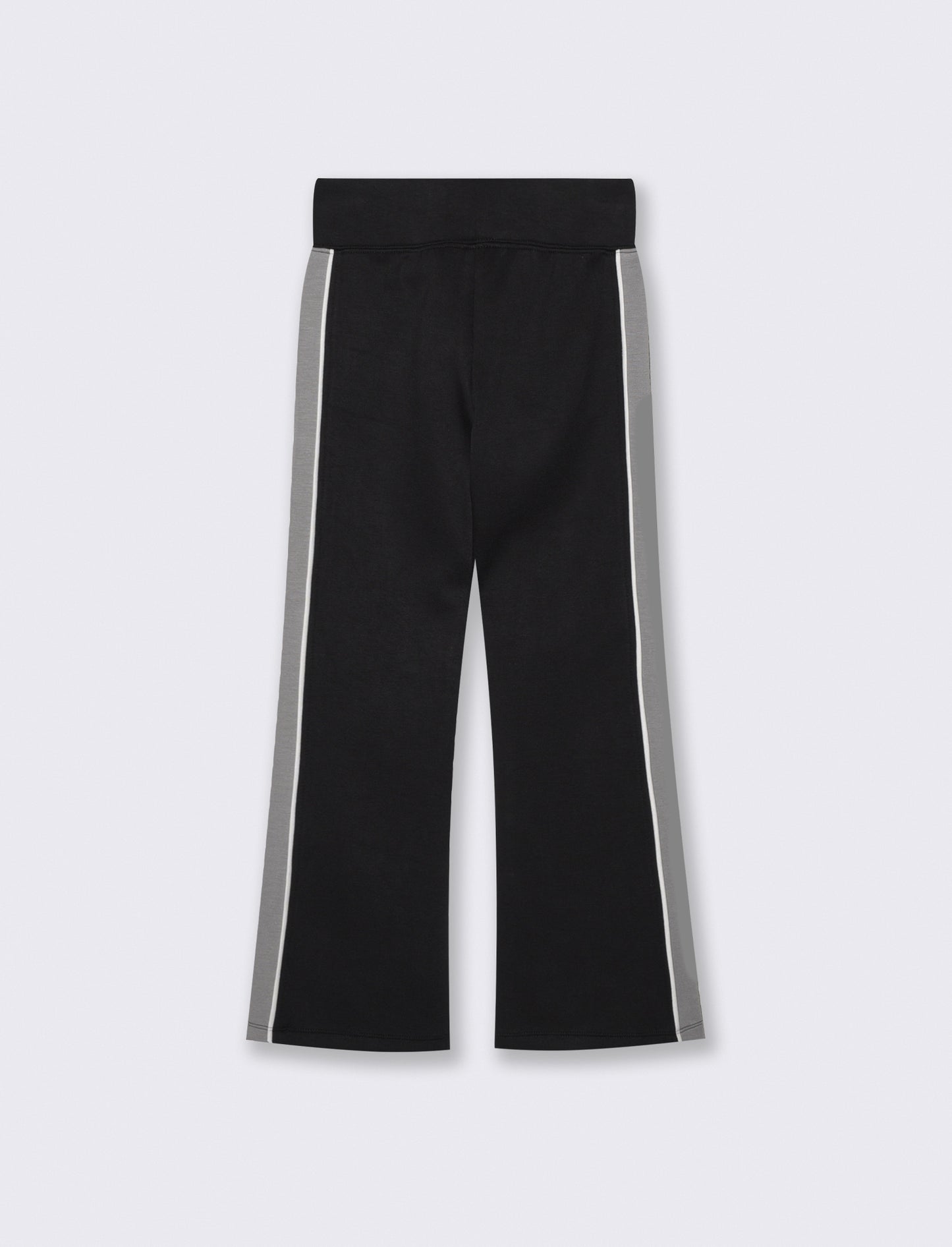 Leggings a zampa in tessuto tecnico - Nero