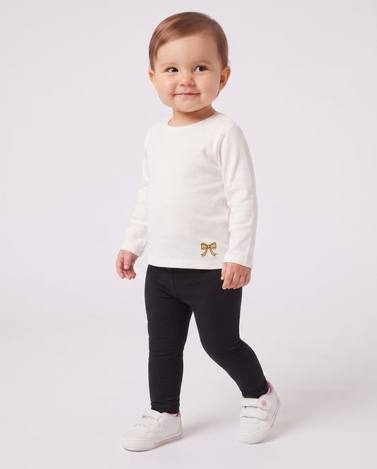 Leggings basici tinta unita versatili - Nero