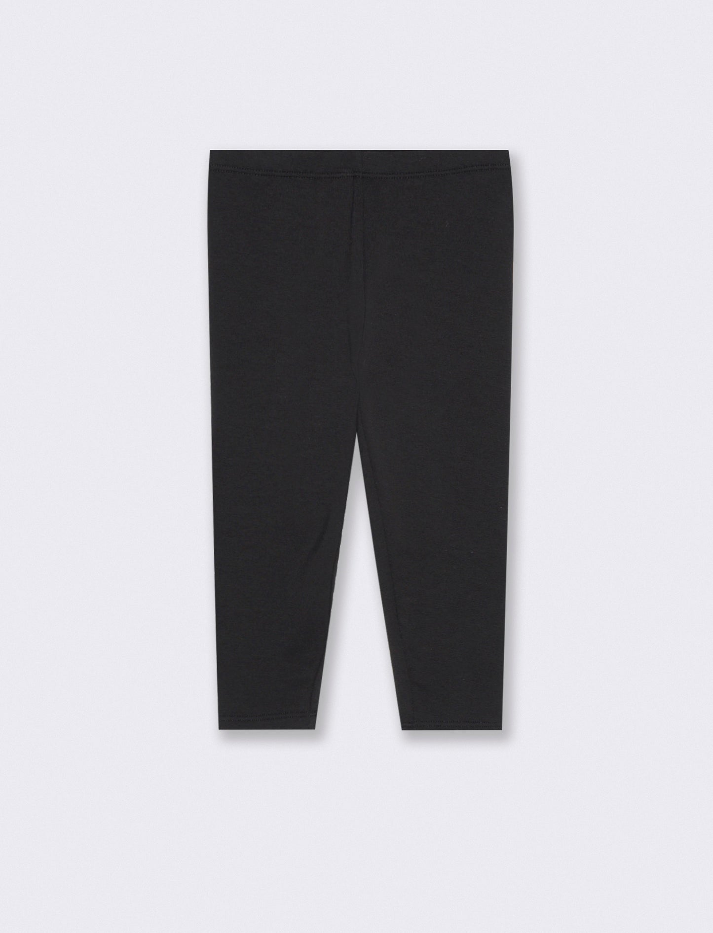 Leggings basici tinta unita versatili - Nero